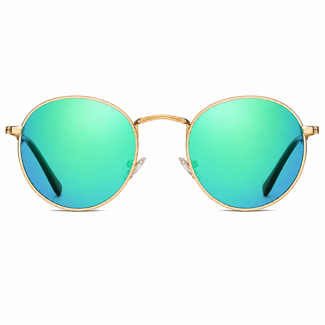 First Lens Musgrav Polarized Sunglasses Green Mirrored S505