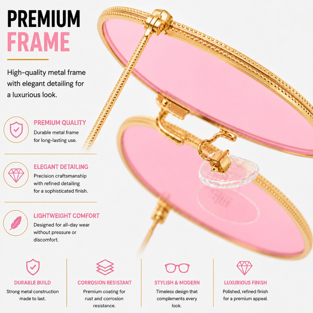 First Lens Musgrav Polarized Sunglasses Pink S503