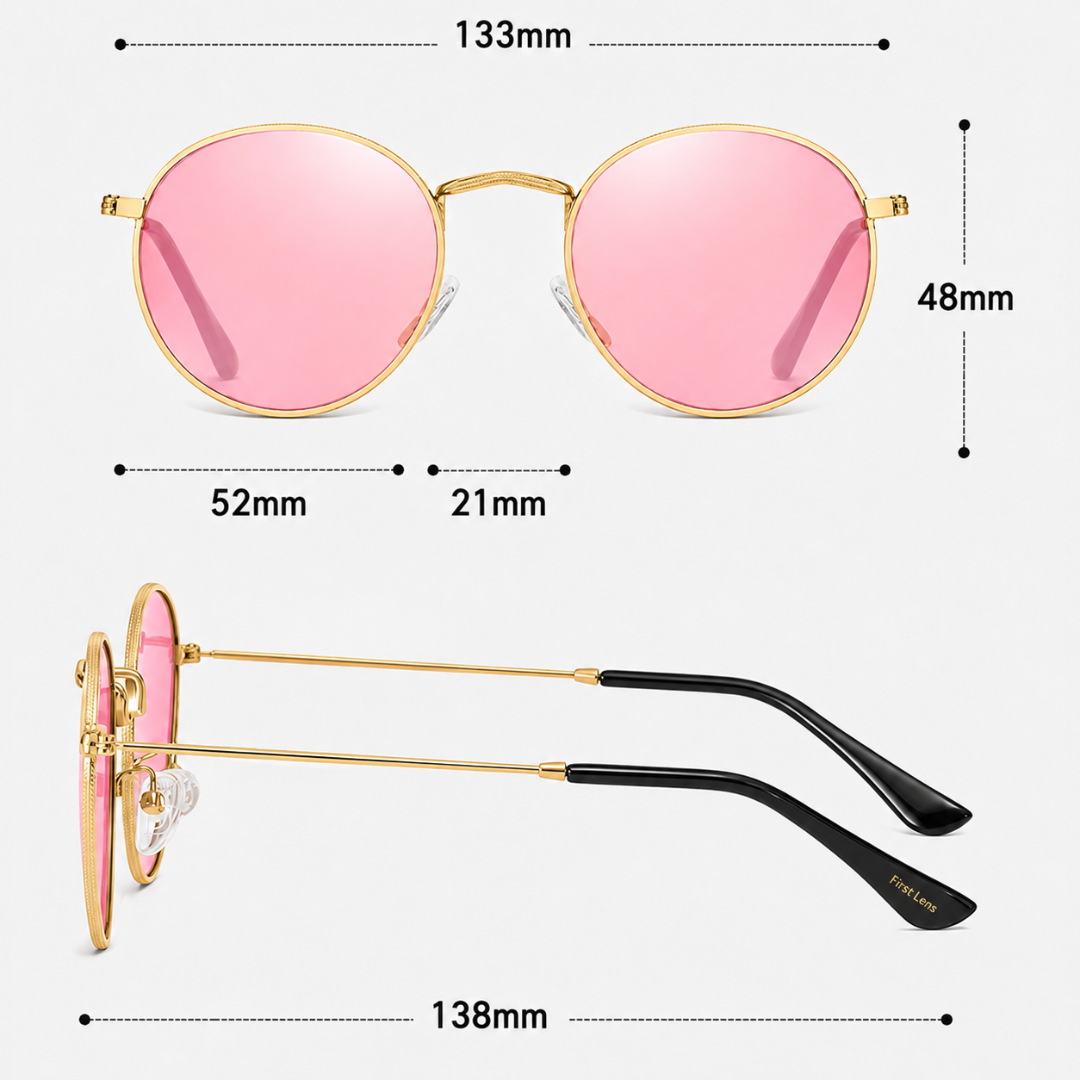 First Lens Musgrav Polarized Sunglasses Pink S503