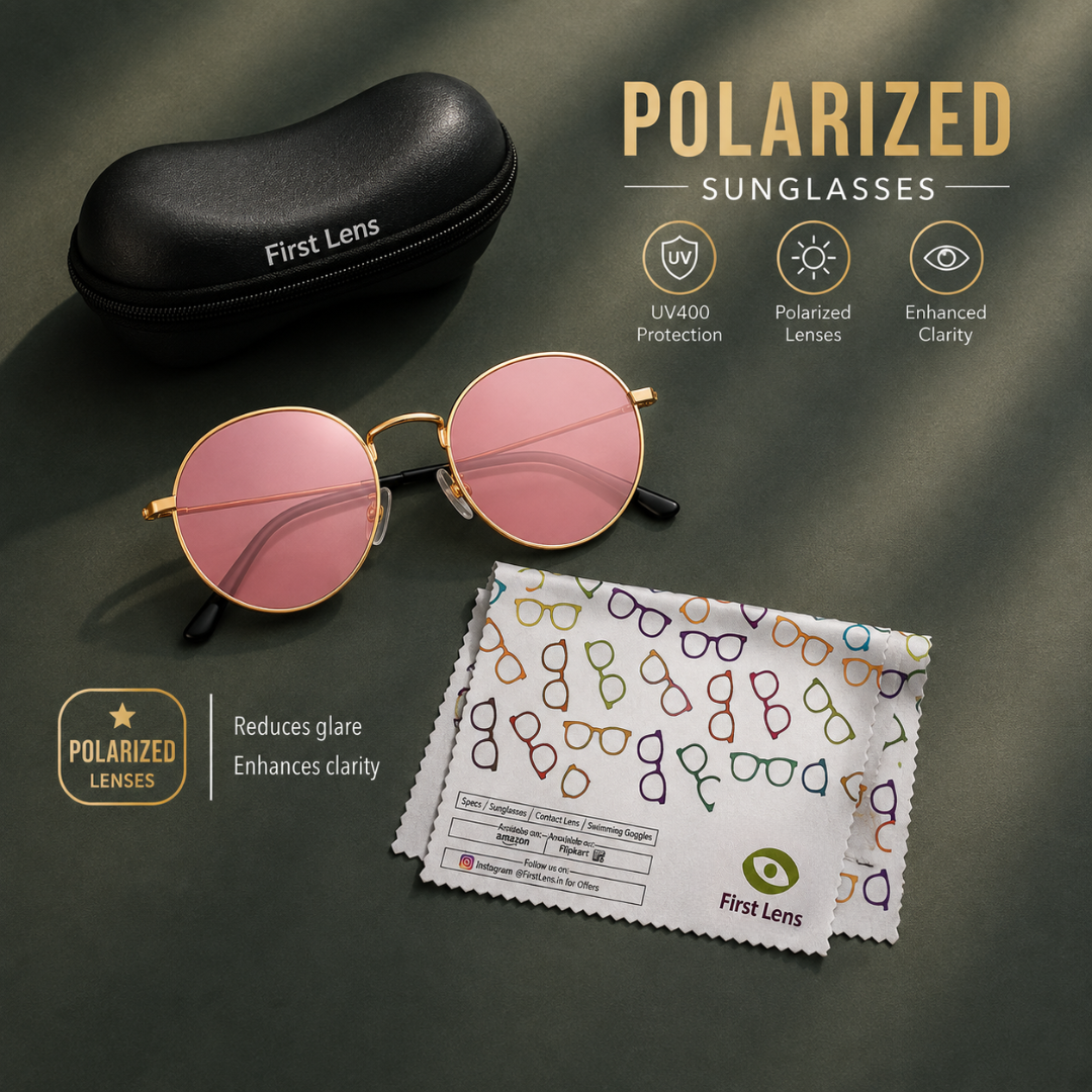 First Lens Musgrav Polarized Sunglasses Pink S503