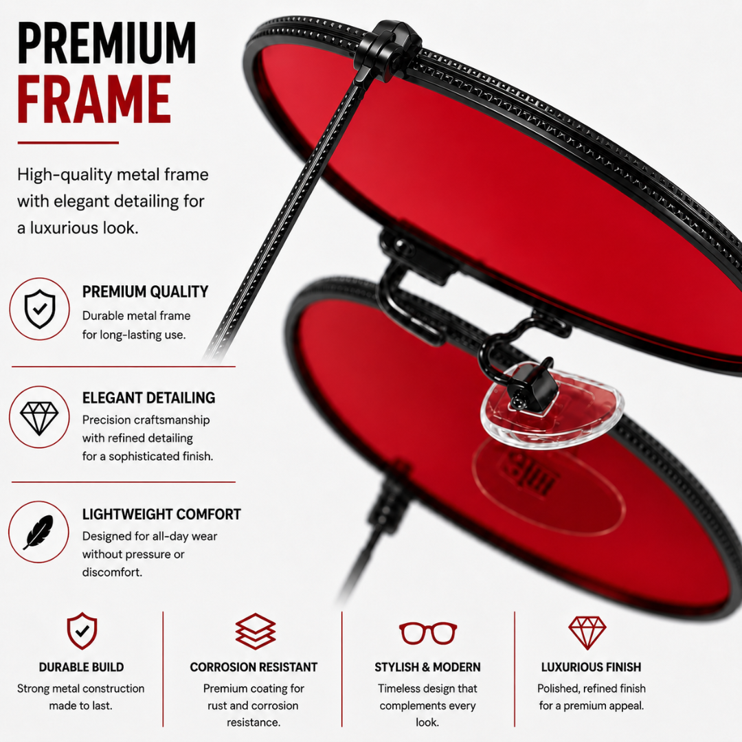 First Lens Musgrav Polarized Sunglasses Red Black S500