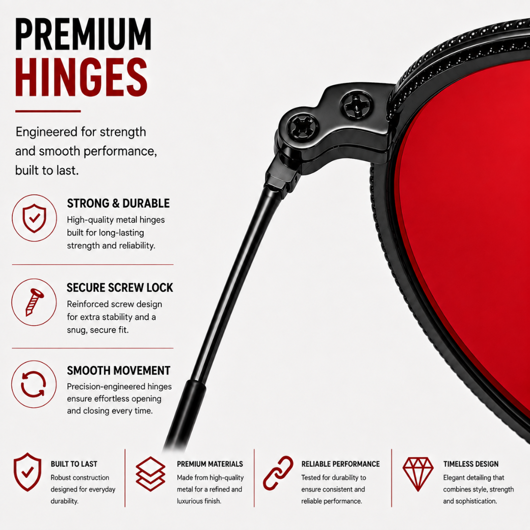 First Lens Musgrav Polarized Sunglasses Red Black S500