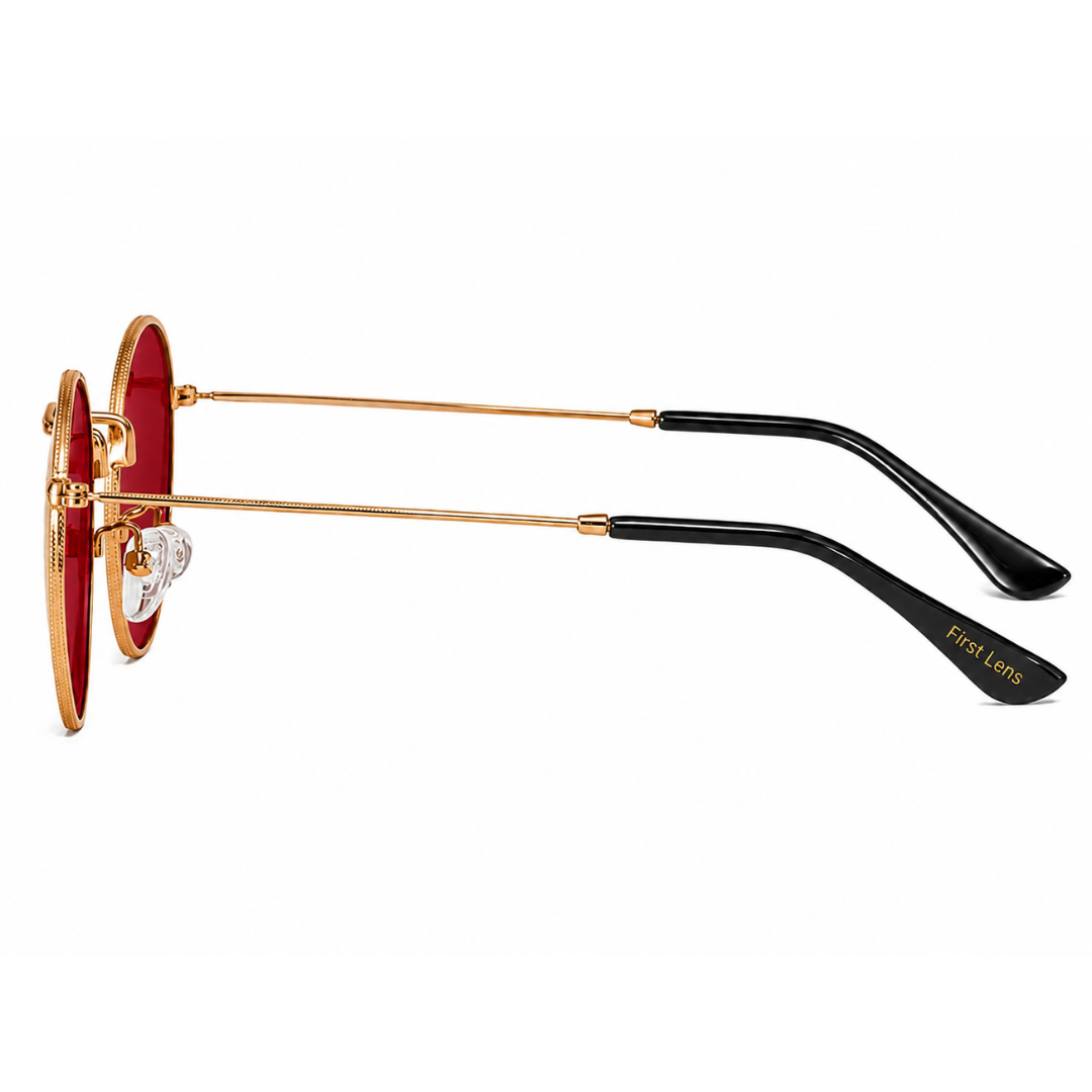 First Lens Musgrav Polarized Sunglasses Red Gold S499