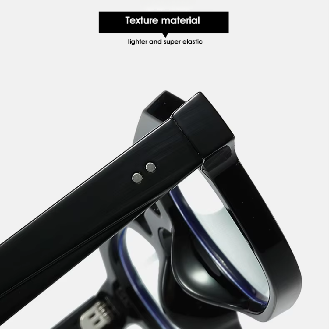 First Lens Onyx Geometric Blue Light Computer Glasses - B102