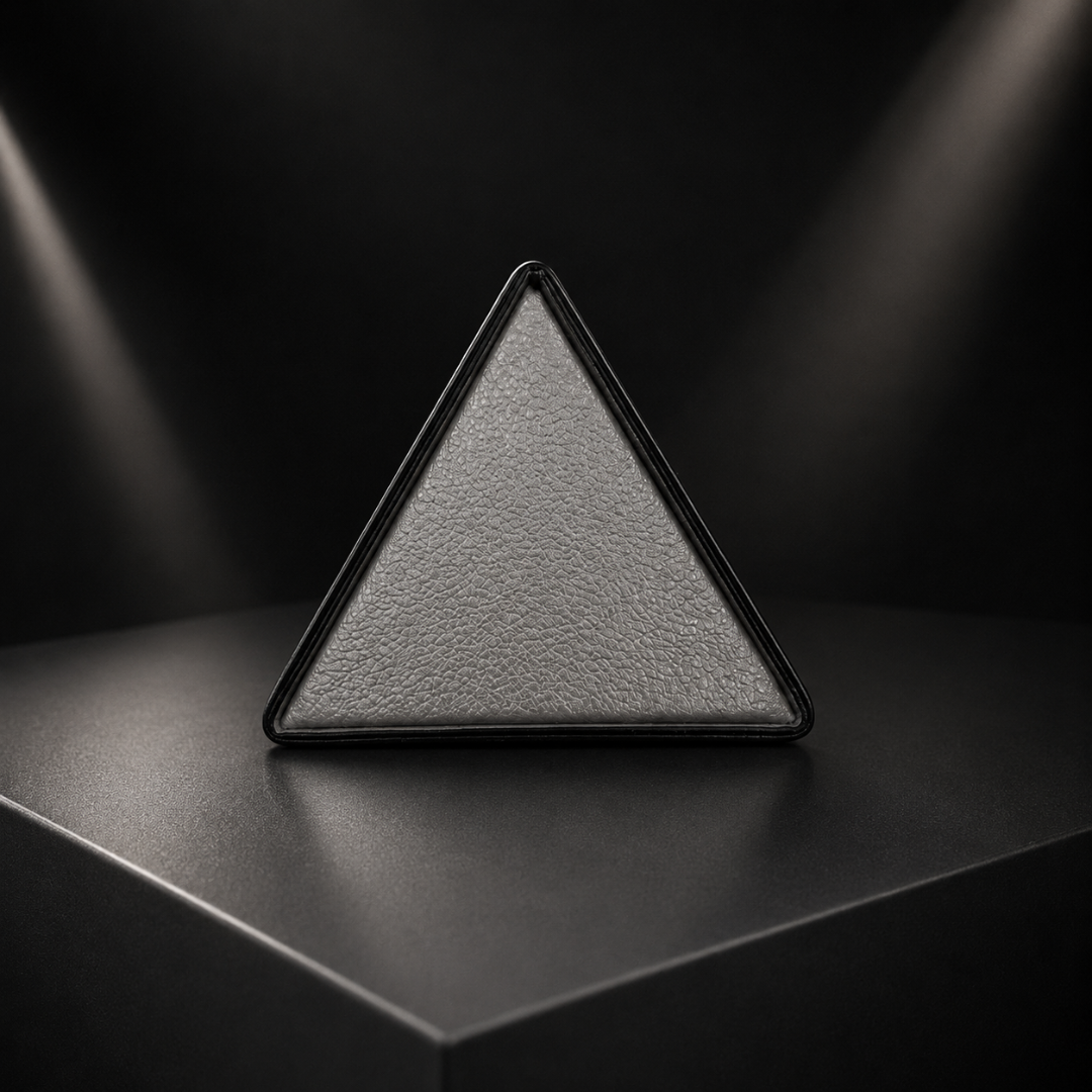 First Lens Portable Triangular Foldable Eyeglass Case