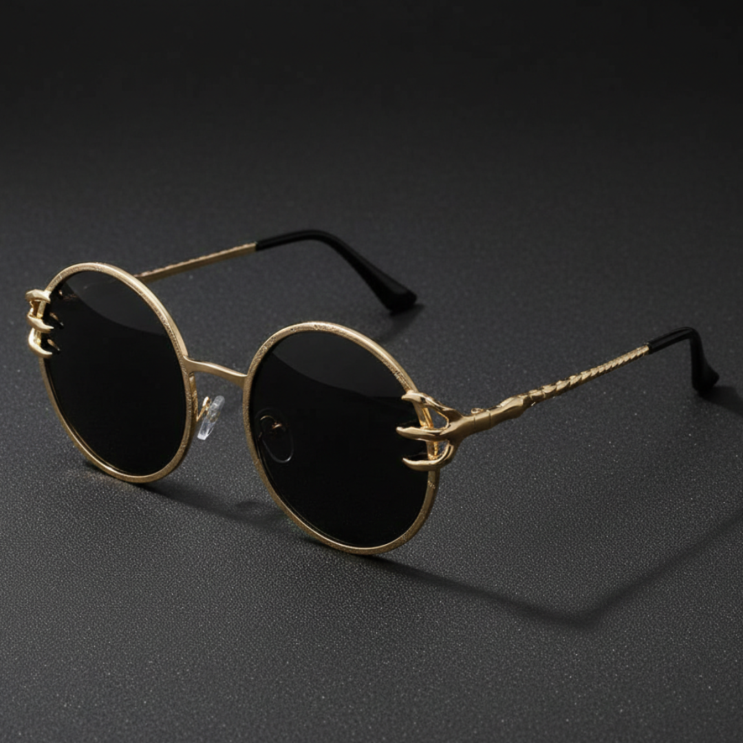 First Lens Royal Crest Round Sunglasses-S123