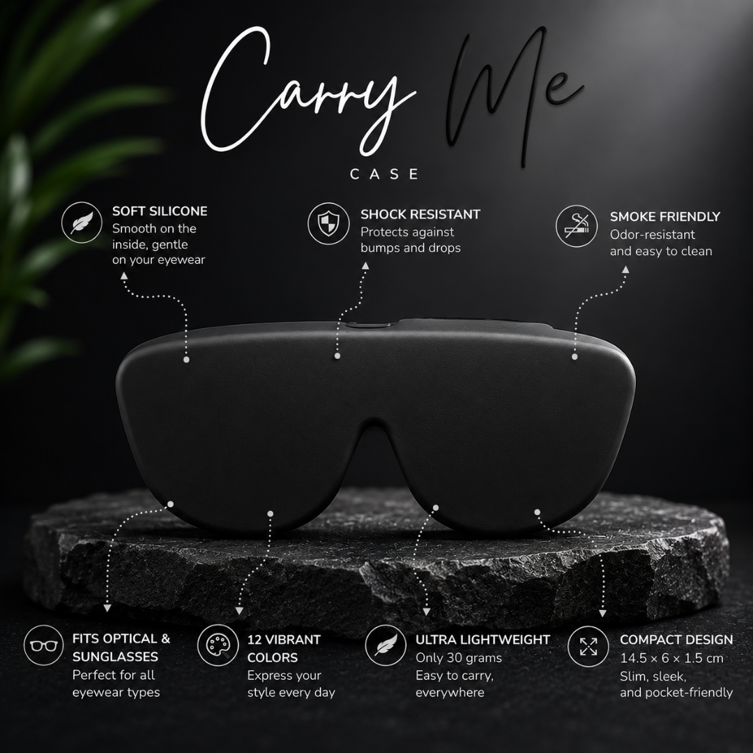 First Lens Salak  Silicone Sunglass Case Black A094