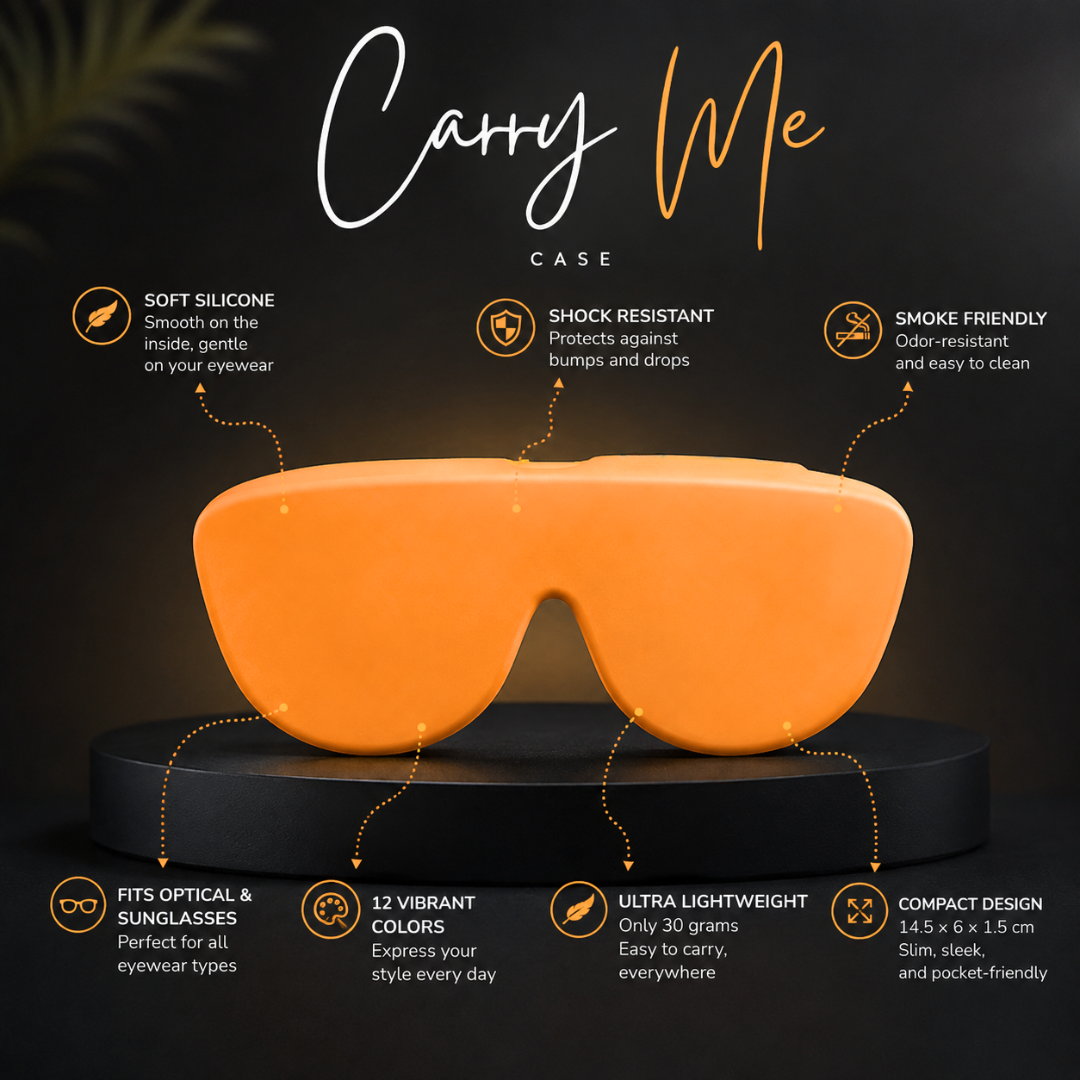 First Lens Salak  Silicone Sunglass Case Orange A097