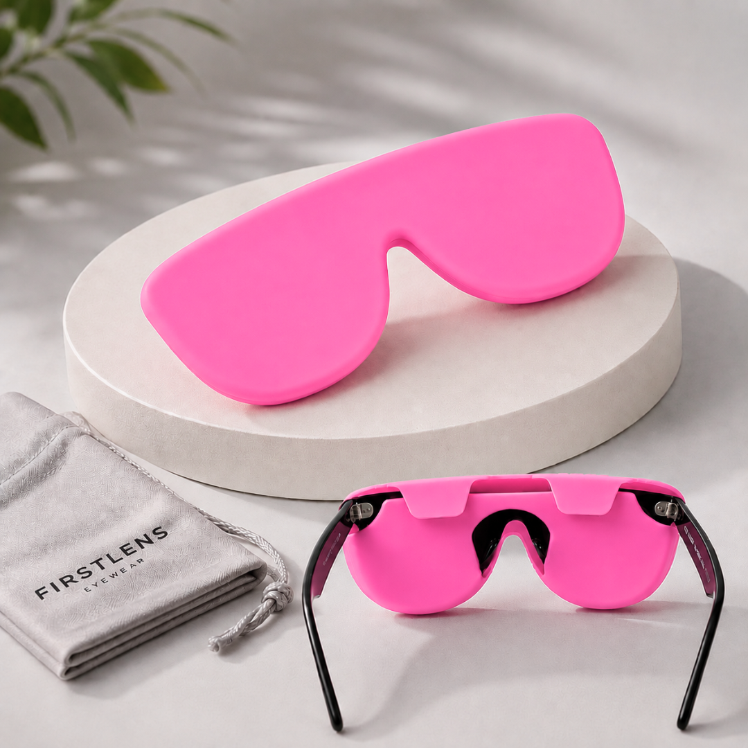 First Lens Salak  Silicone Sunglass Case PInk A098
