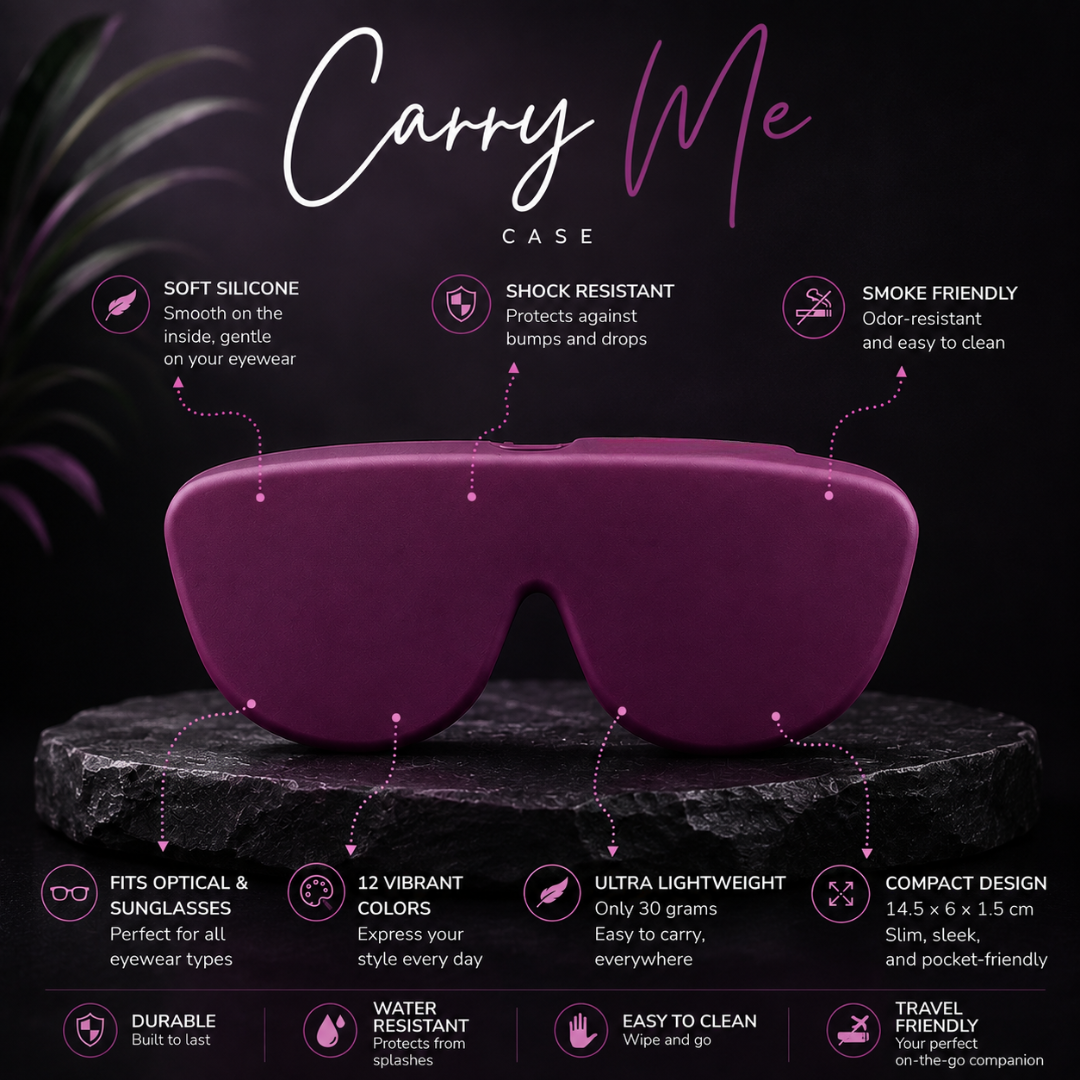 First Lens Salak  Silicone Sunglass Case Purple A099