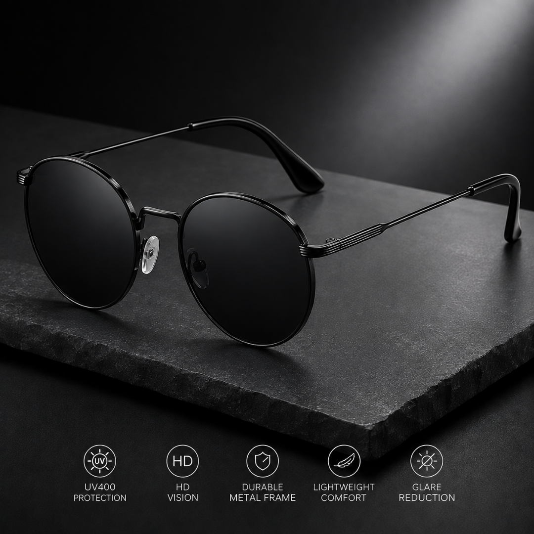 First Lens Tacca UV400 Sunglasses Black S512