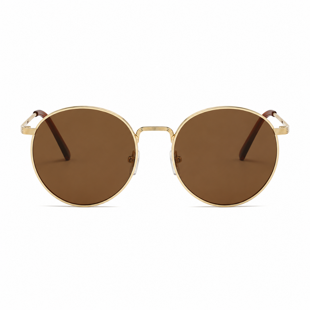 First Lens Tacca UV400 Sunglasses Brown Gold S516