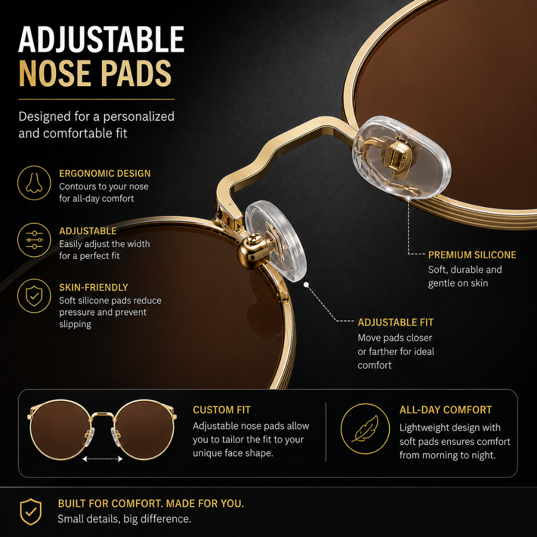 First Lens Tacca UV400 Sunglasses Brown Gold S516