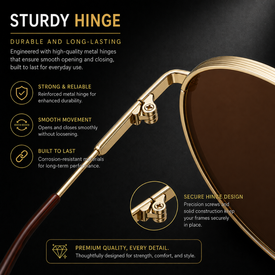 First Lens Tacca UV400 Sunglasses Brown Gold S516