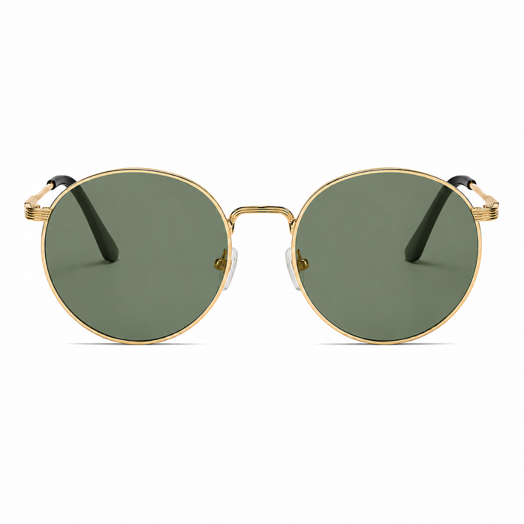 First Lens Tacca UV400 Sunglasses Green Gold S515