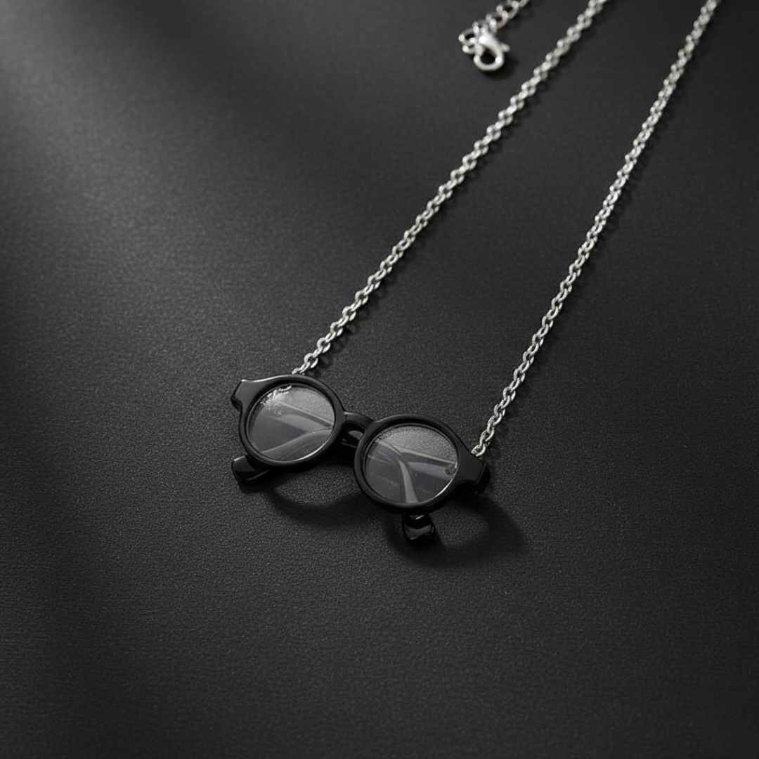 First Lens Tiny Specs Pendant Chain for Adults and Kids