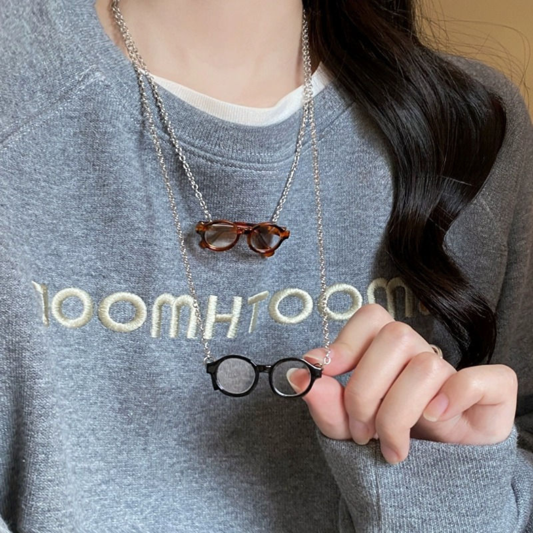 First Lens Tiny Specs Pendant Chain for Adults and Kids