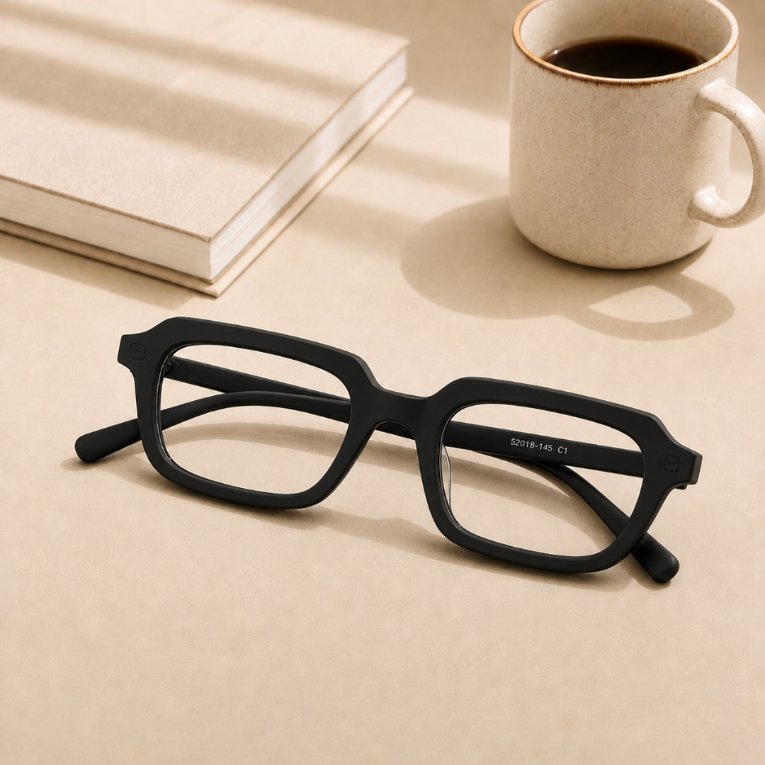 First Lens Astana  Blue Light Computer Glasses Matte Black B290