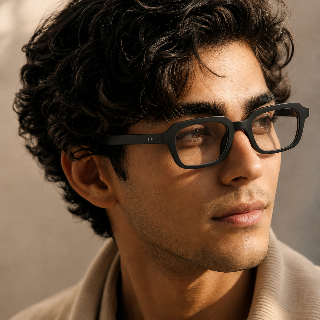 First Lens Astana  Blue Light Computer Glasses Matte Black B290