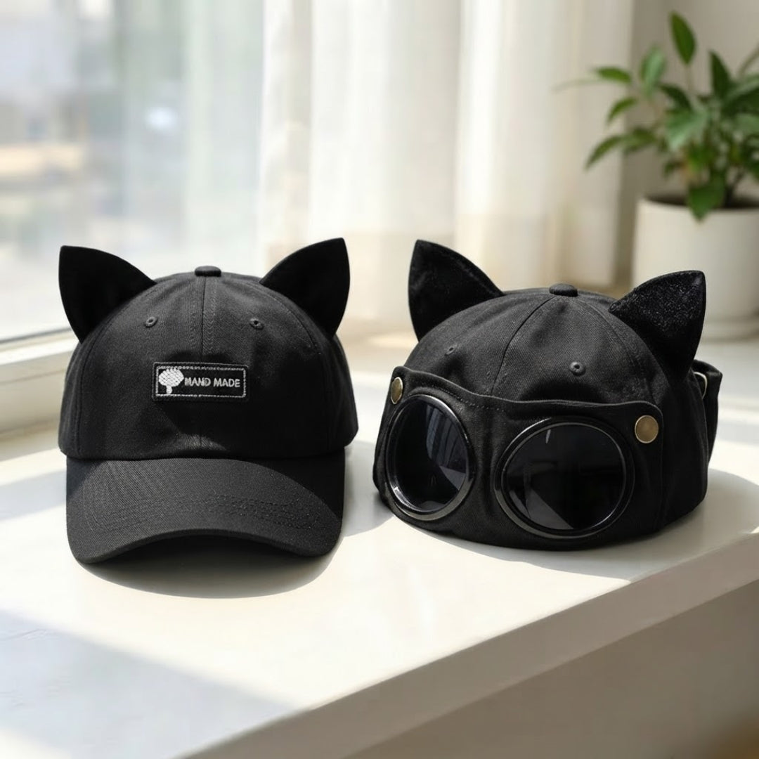 First Lens CatLuxe Sunglasses Cap Black A101