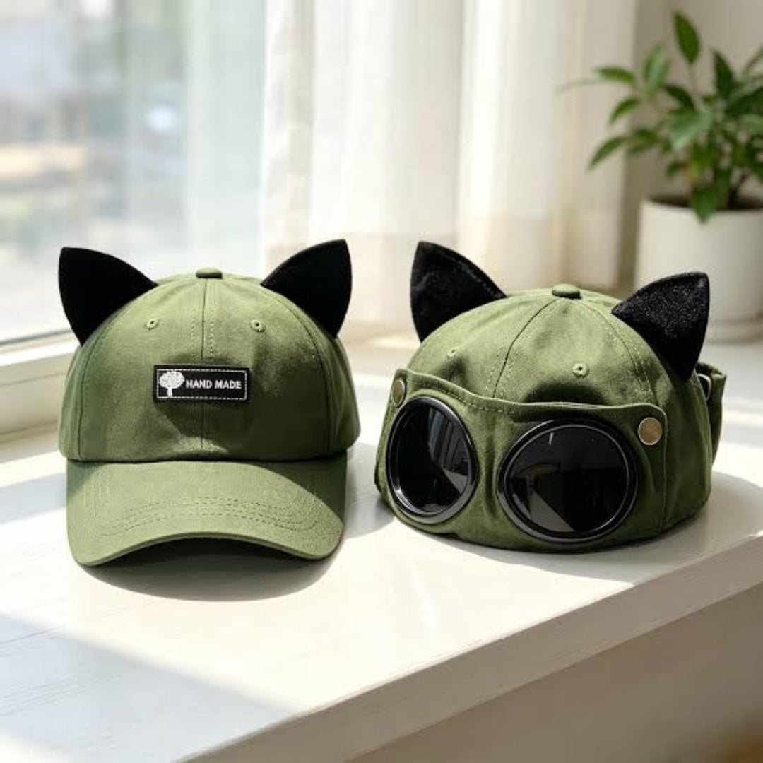 First Lens CatLuxe Sunglasses Olive Green A102