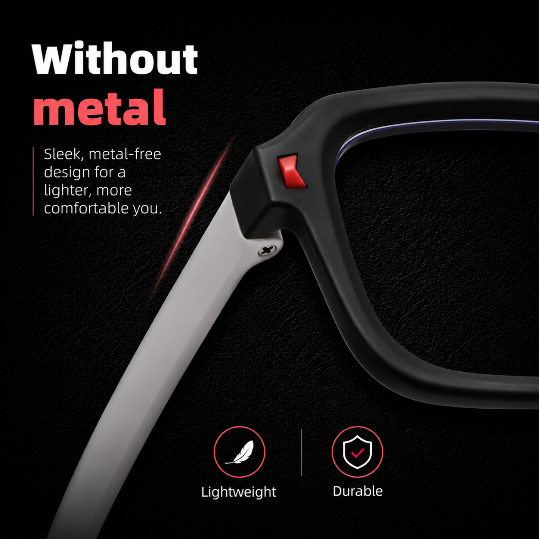 First Lens Dino Dash  Kids Blue Light Computer Glasses Black & White - B281