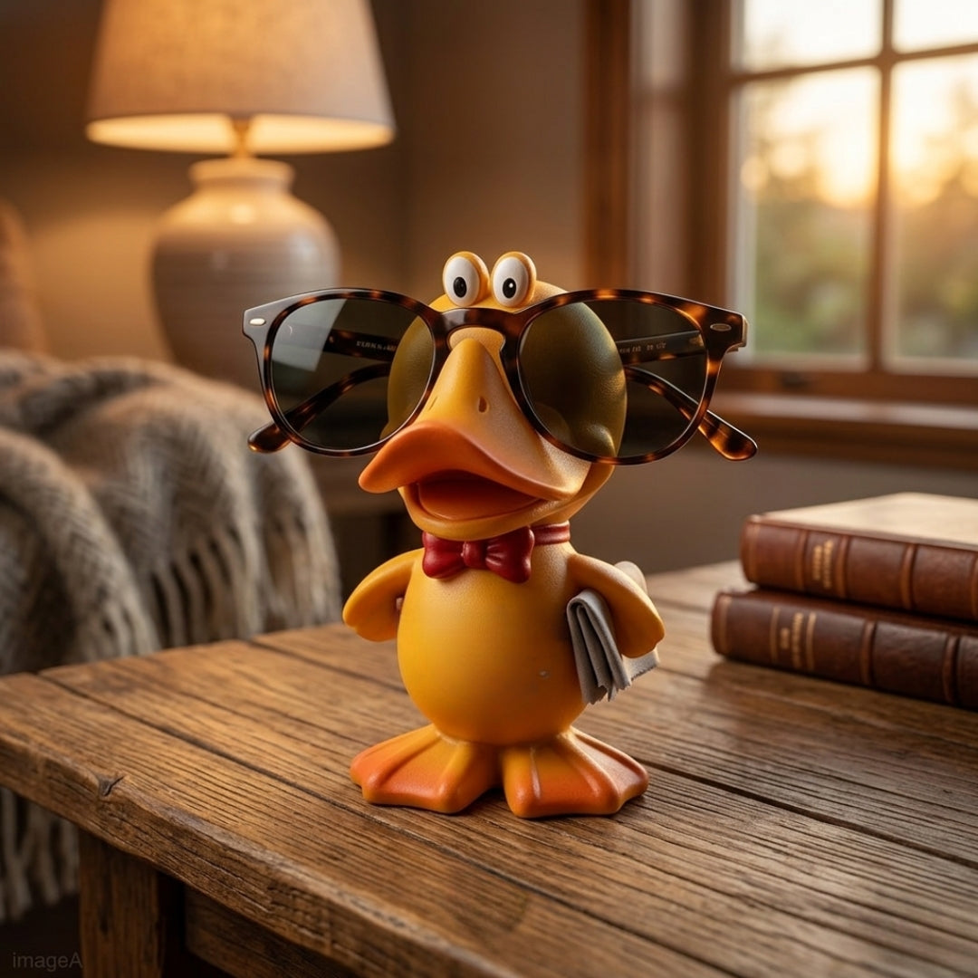 First Lens Duck Shape Spectacle & Sunglasses Stand Holder