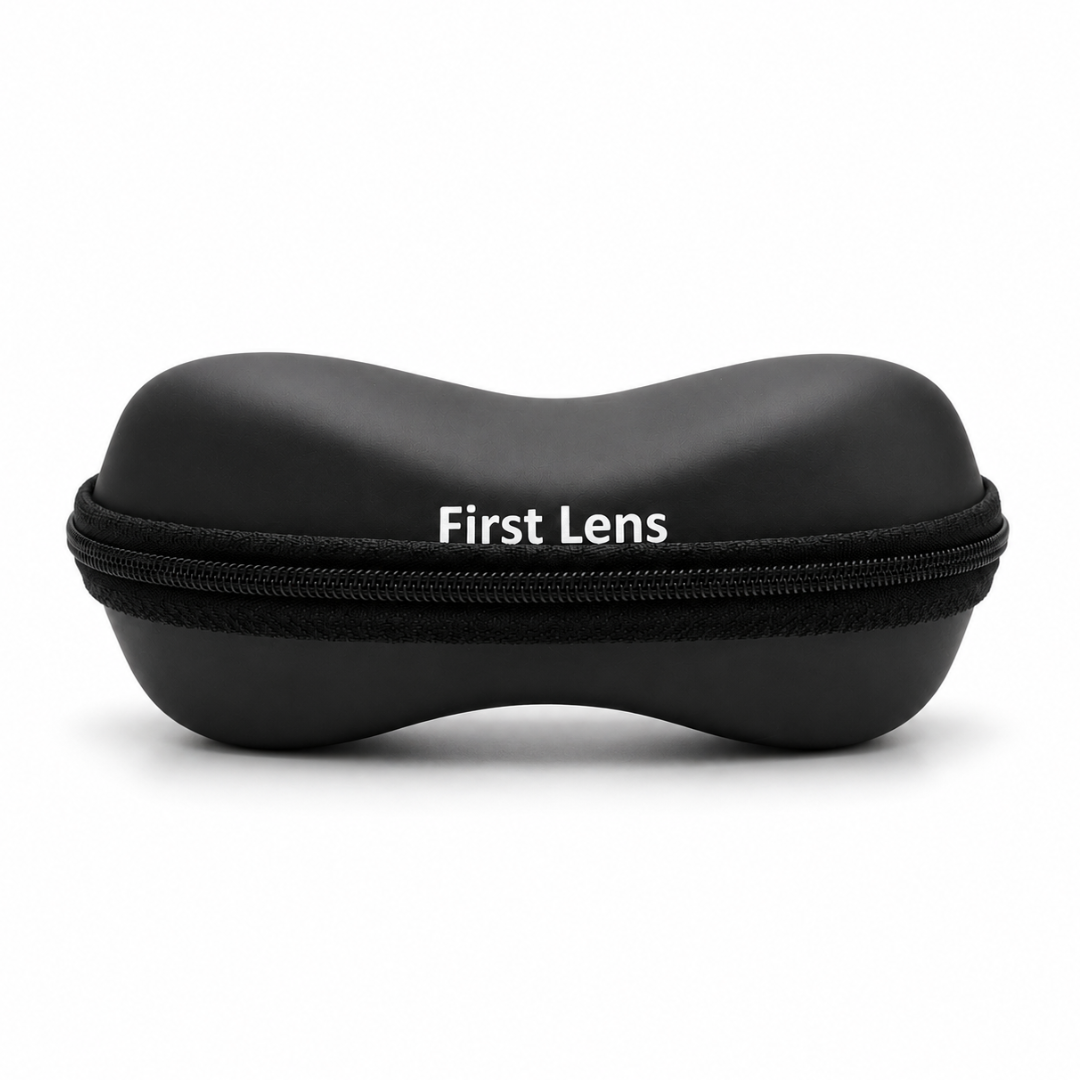 First Lens Hard Shell Sunglasses Case – Black