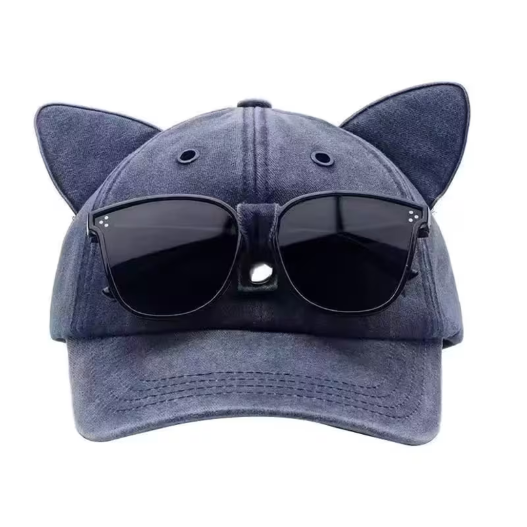 First Lens Kitty Pop Sunglass Cap Blue A081