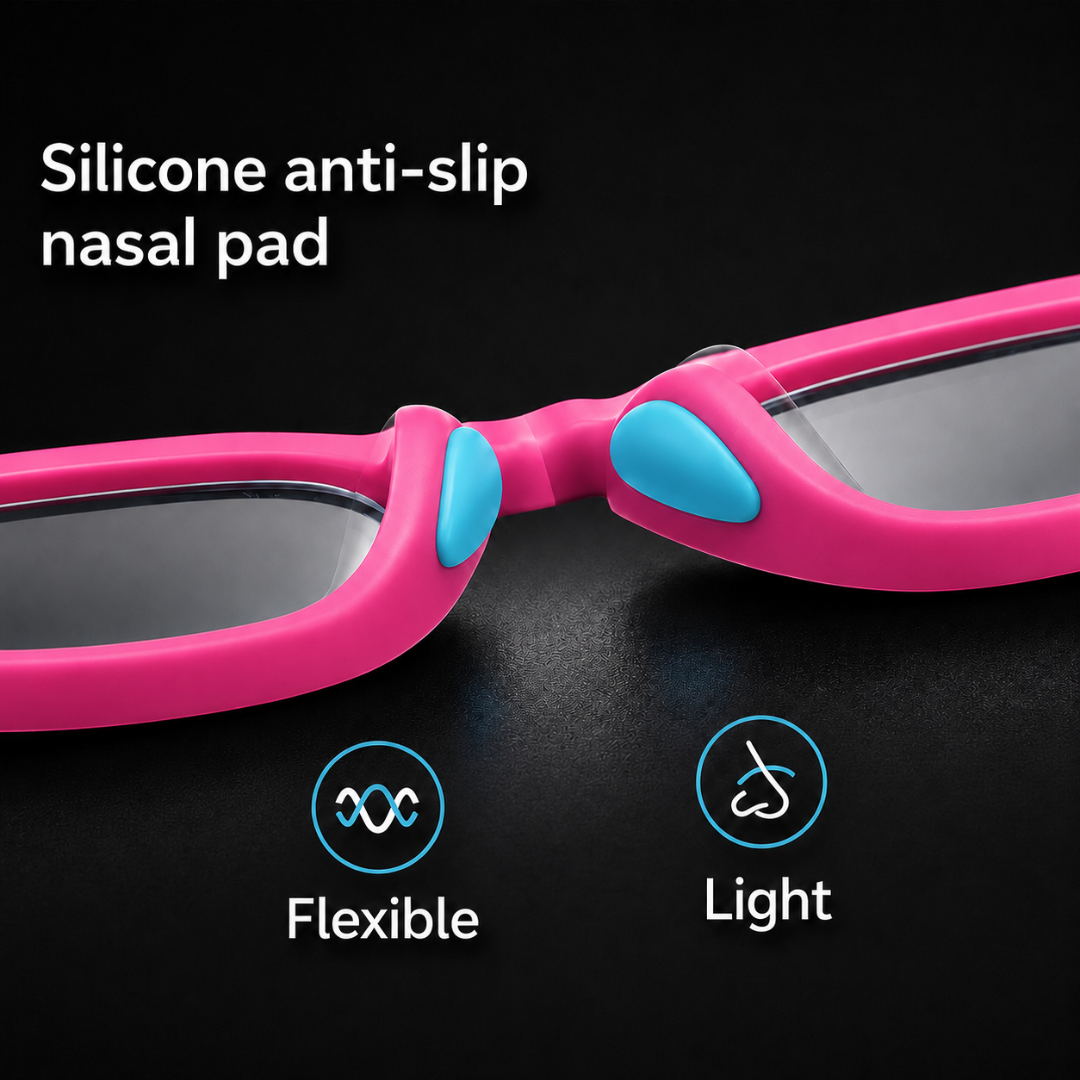 First Lens Little Explorer Kids Blue Light Computer Glasses Pink & Blue - B274