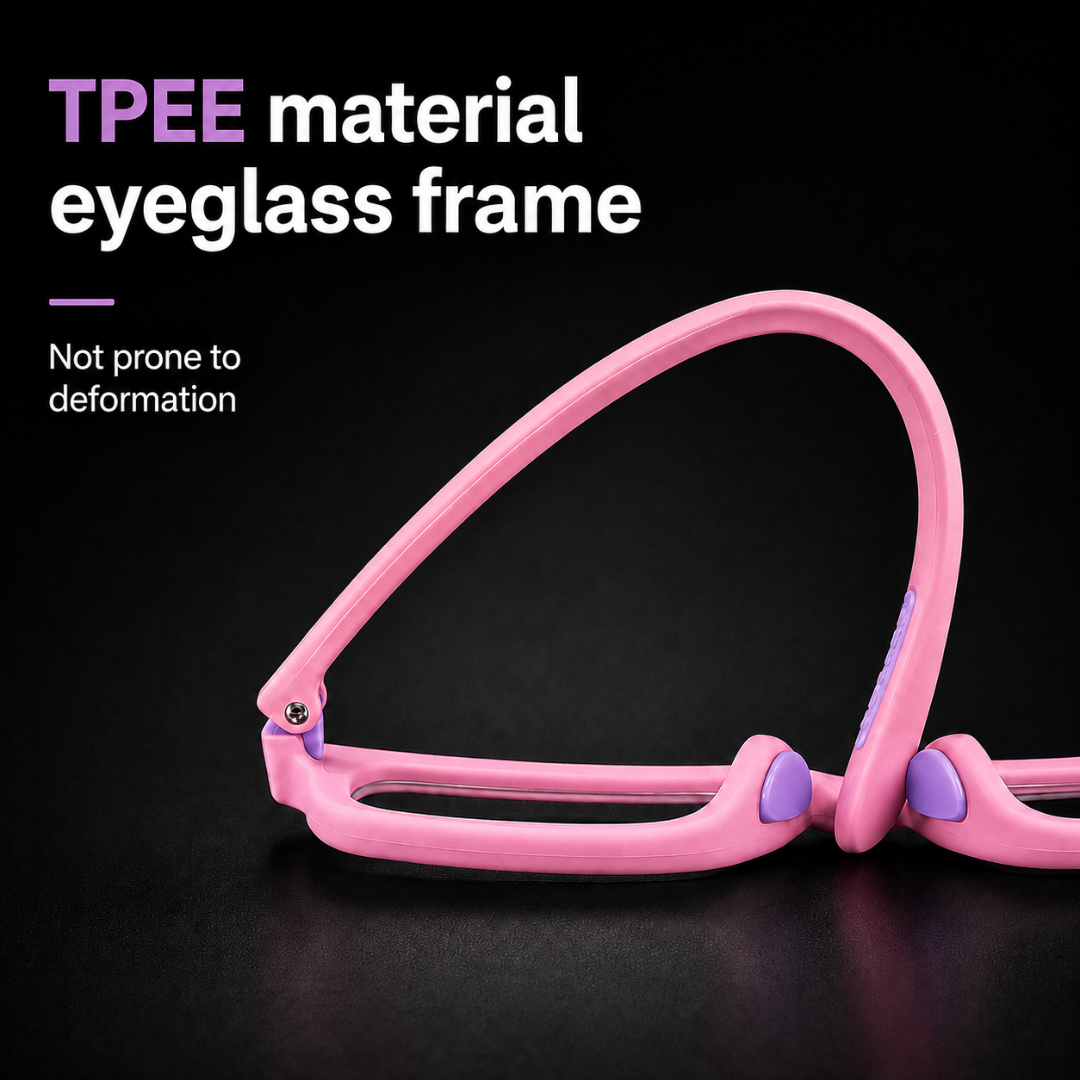 First Lens Little Star Kids Blue Light Computer Glasses Pink & Purple - B280