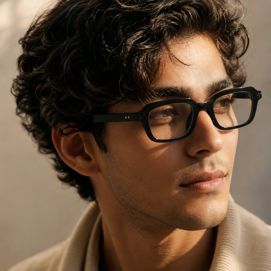 First Lens Monaco Blue Light Computer Glasses Black B287