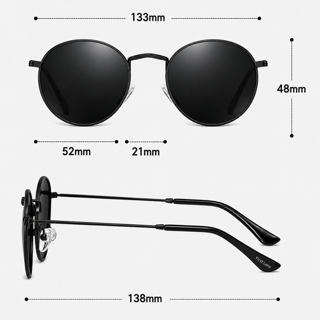 First Lens Musgrav Polarized Sunglasses Black S495