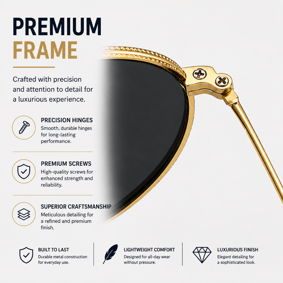 First Lens Musgrav Polarized Sunglasses Black Gold S492