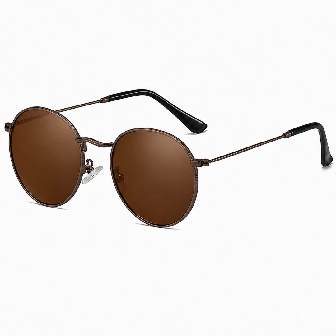 First Lens Musgrav Polarized Sunglasses Coffee Brown S496