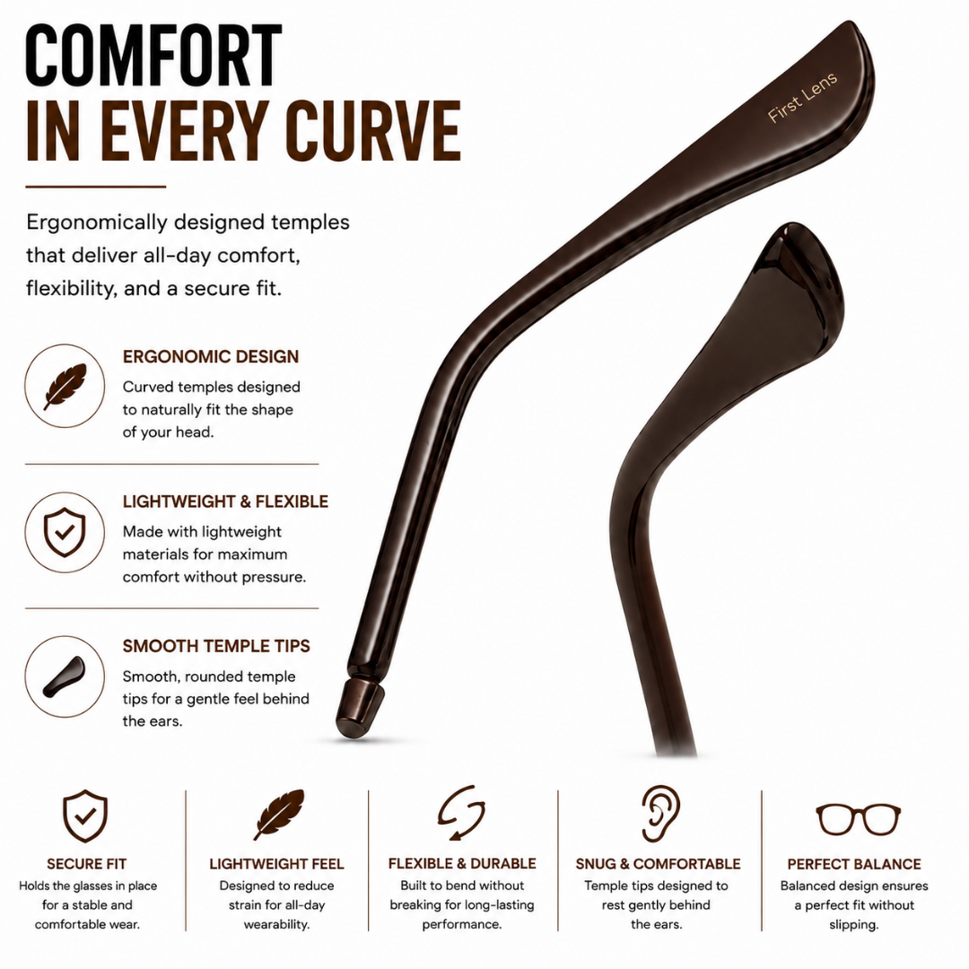 First Lens Musgrav Polarized Sunglasses Coffee Brown S496