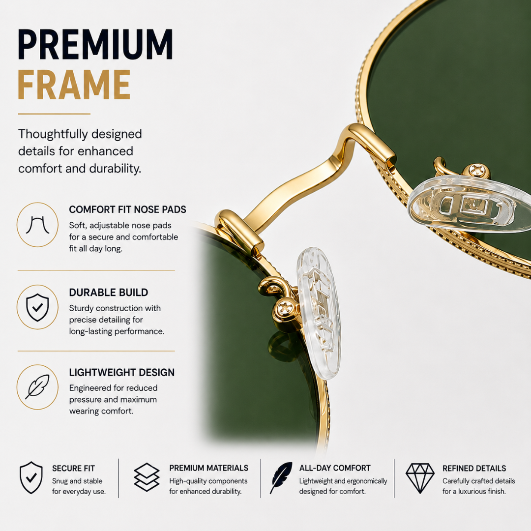 First Lens Musgrav Polarized Sunglasses Green Gold S494