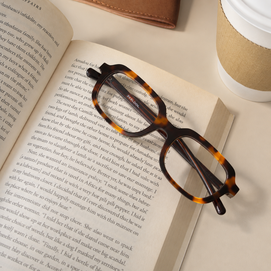 First Lens Verona Blue Light Computer Glasses Brown Tortoiseshell B289