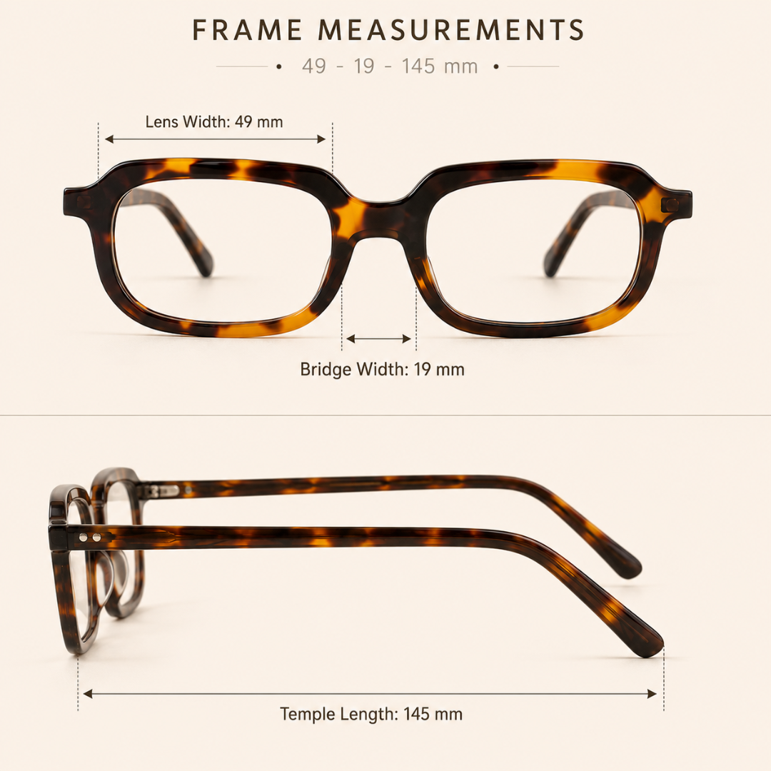 First Lens Verona Blue Light Computer Glasses Brown Tortoiseshell B289