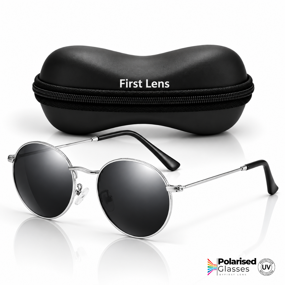 First Lens Willow Polarized Sunglasses Silver  S497