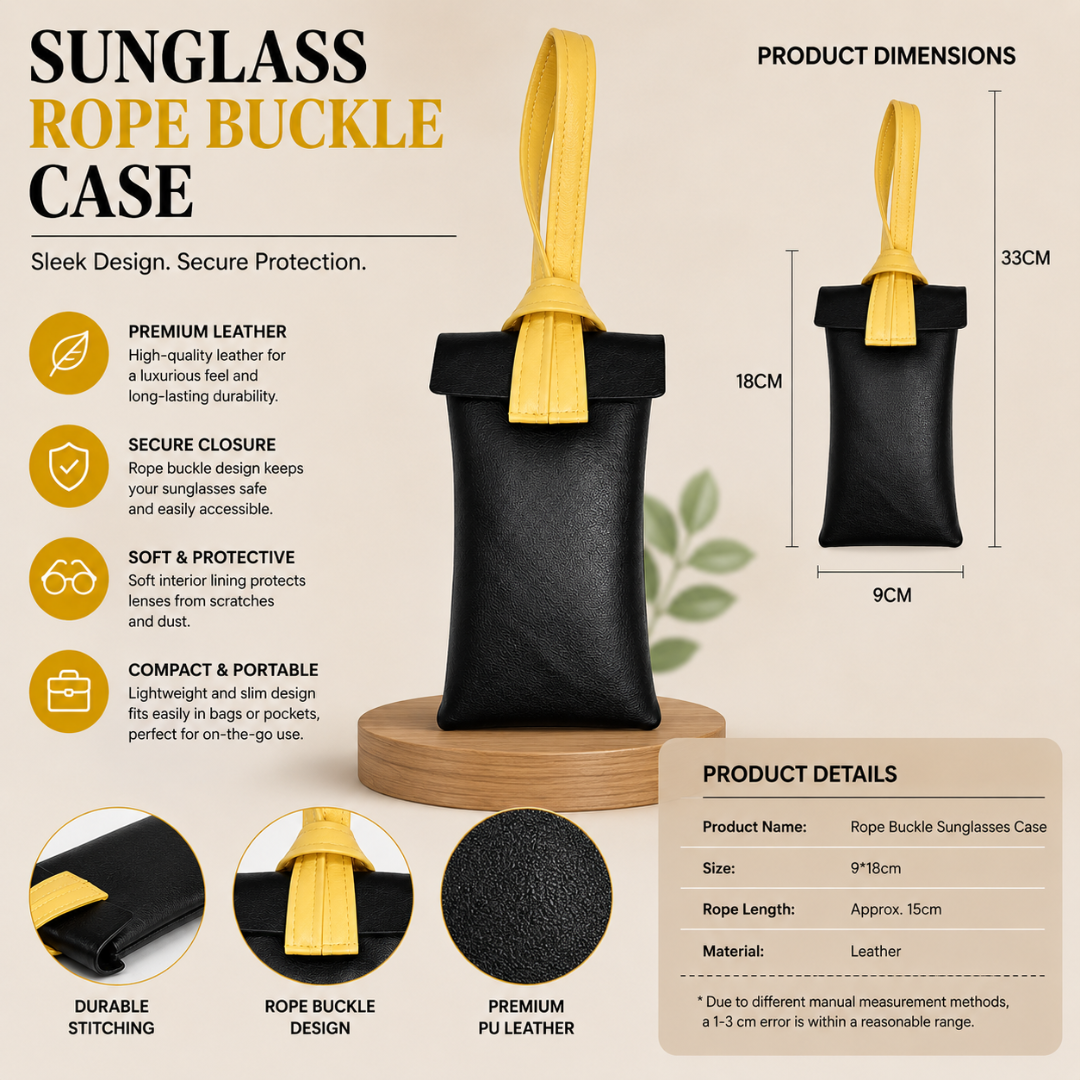 First Lens Zorven Sunglass Case Black & Yellow  A088