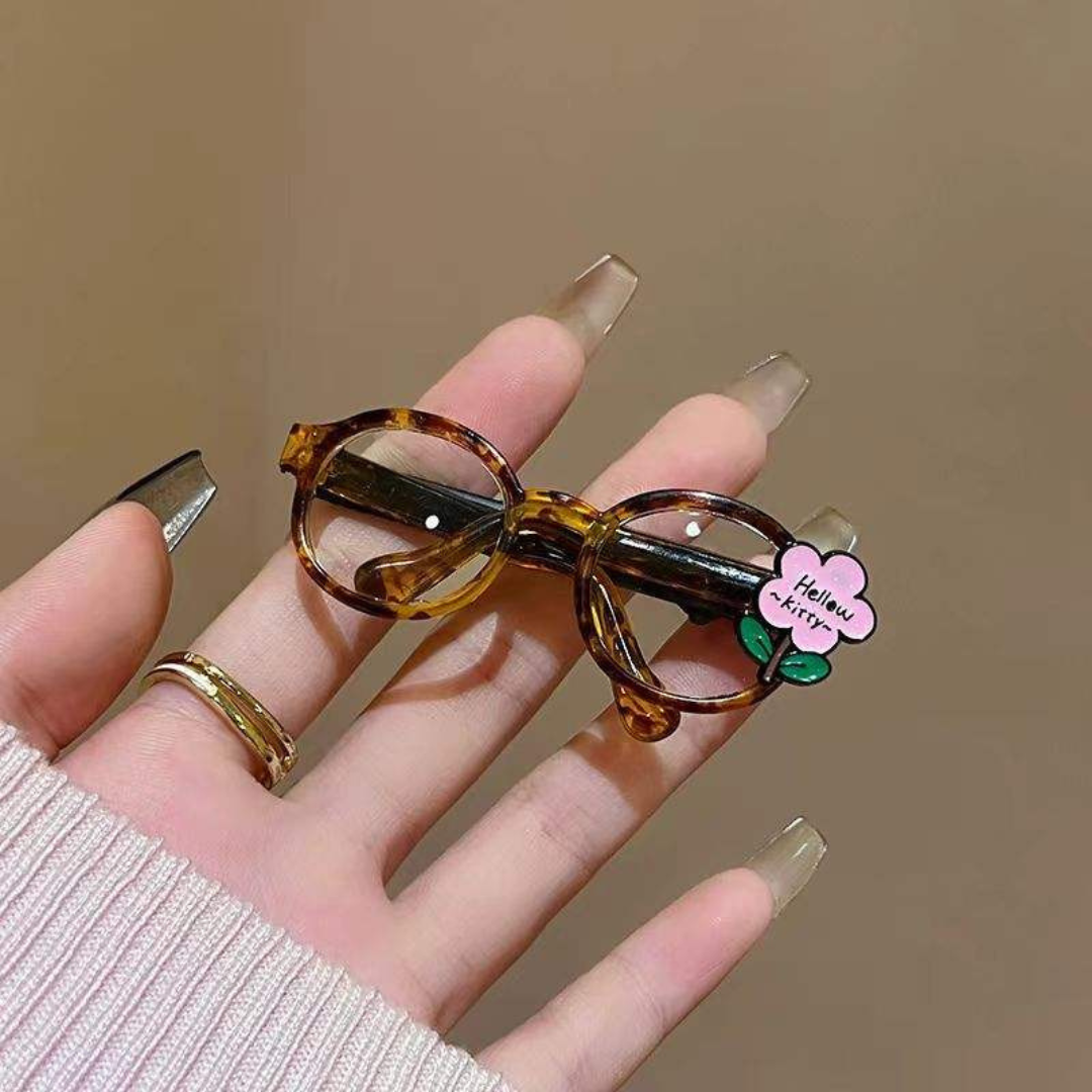 First lens Glasses Charm Hair Clip for Adults and Kids