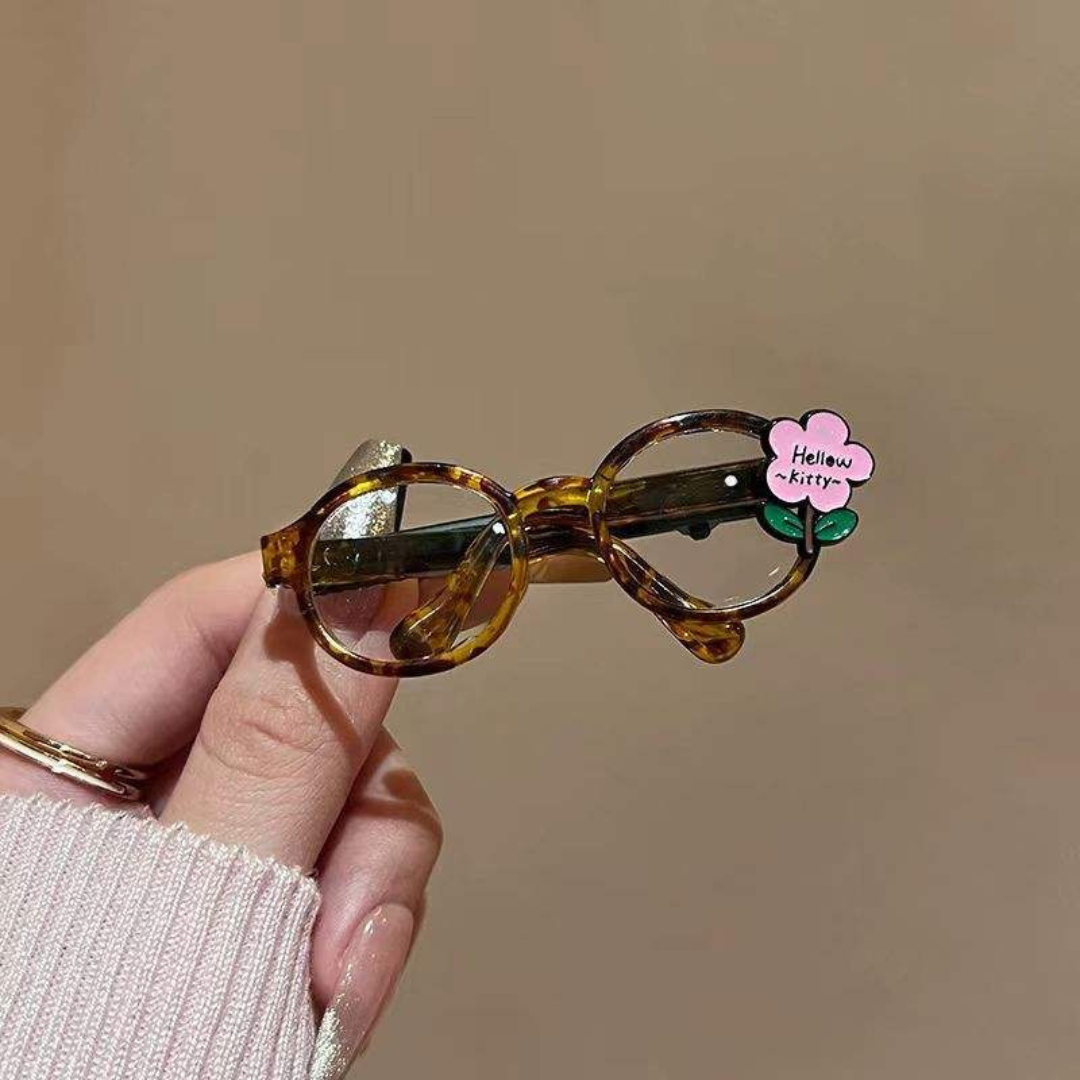 First lens Glasses Charm Hair Clip for Adults and Kids
