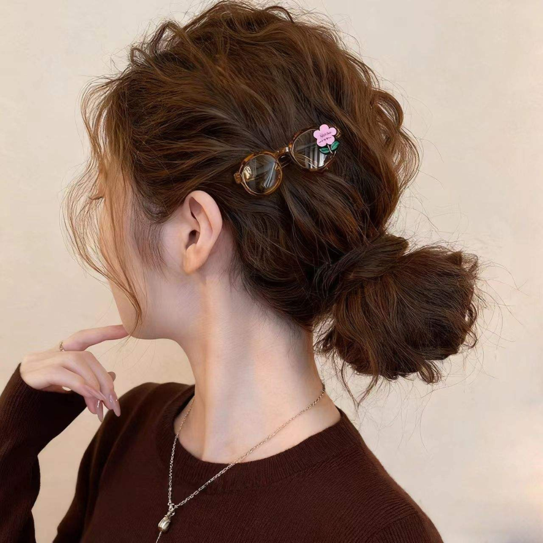 First lens Glasses Charm Hair Clip for Adults and Kids