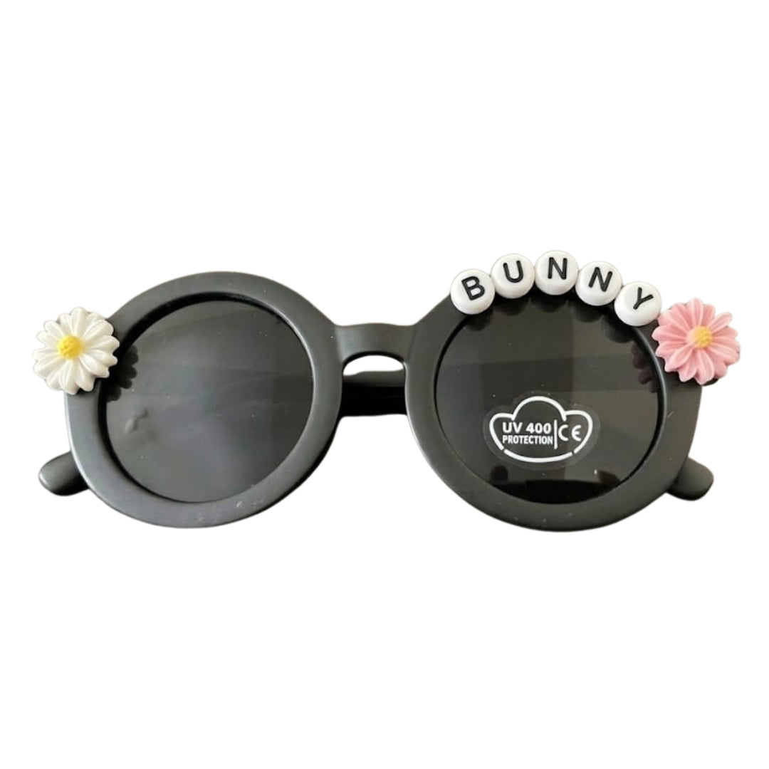 First Lens Kids Custom Sunglasses With Name UV-Black-400