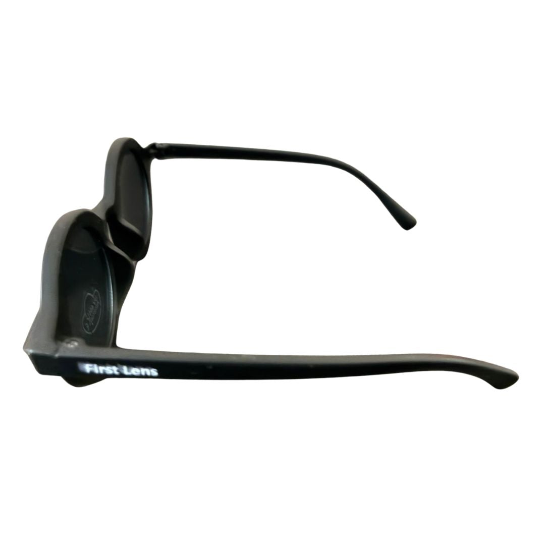 First Lens Kids Custom Sunglasses With Name UV-Black-400