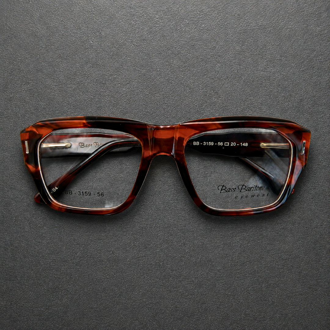 First Lens Maverick Blue Light Computer Glasses Tortoise Brown