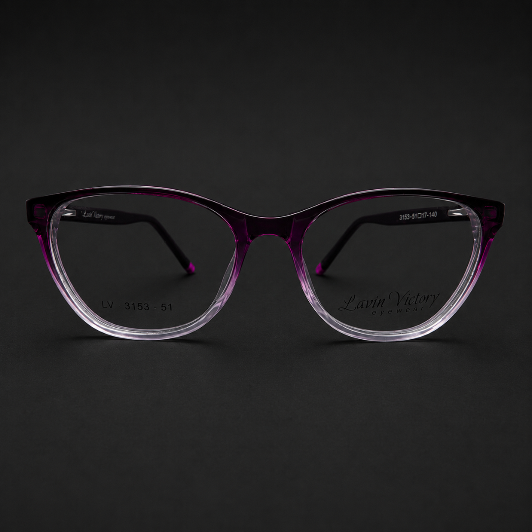 First Lens Nordic Blue Light Computer Glasses Transparent Purple