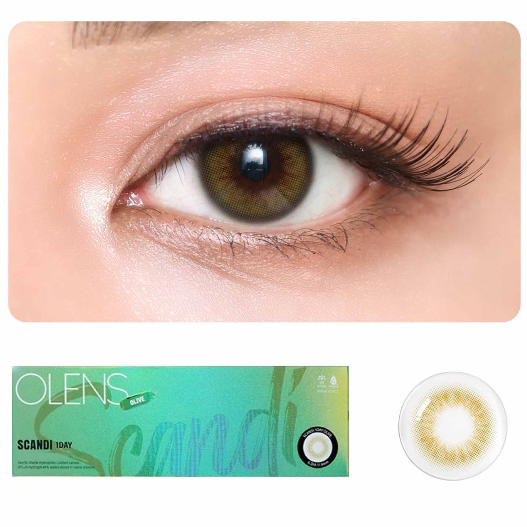 OLENS Scandi Olive One Day (10 Lens/Box)