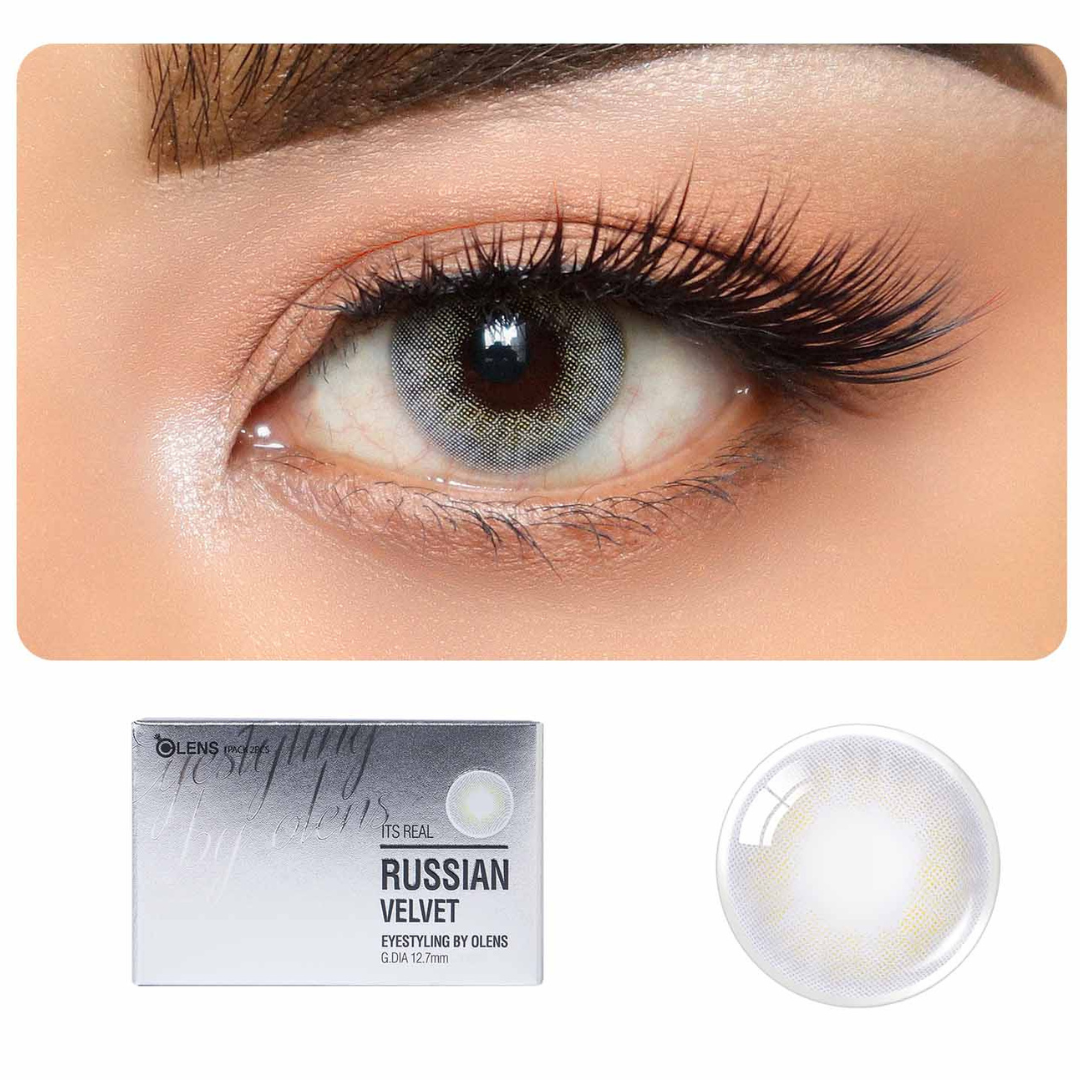 OLENS Russian Velvet Gray (2 Lens/Box)